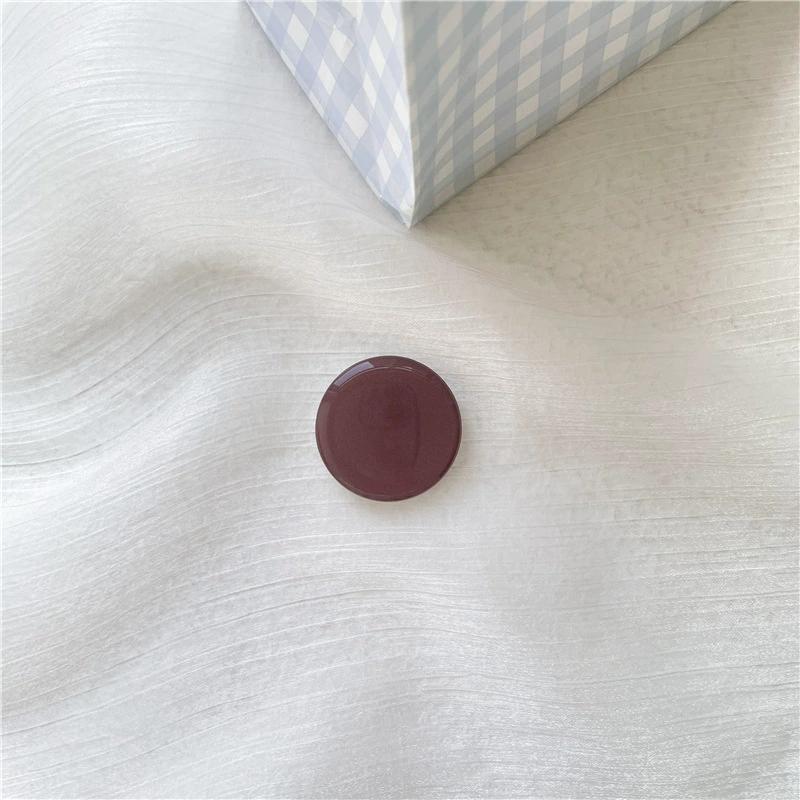 Düz Renk Lüks Parlak Cep Telefonu El Tutamağı Braketi Iphone 12 13 14 Xiaomi Huawei Telefonlar İçin Braket Açılır Telefon Tutucu