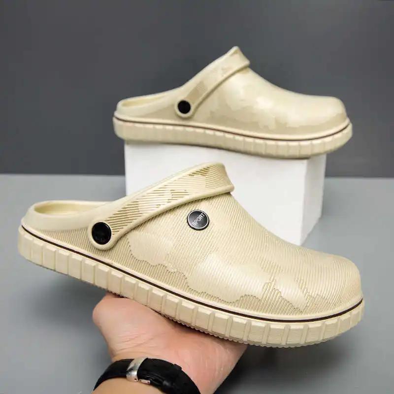 Platform Demi-season Men's Shoes 50 Men Slipperes Nude Sandals Sneakers Sport Products Runing Outside Retro Comfortable