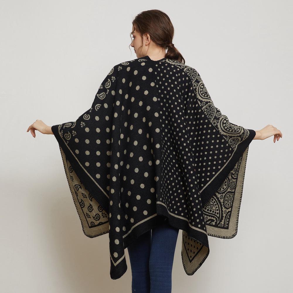 Travel Shawl: Double-Sided Warm Cape & Sun Protection Scarf