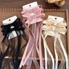 2Pcs Ladies' Hair Clips Set Cute Lace Ballet Style Bow Ribbon Sweet Hair Pin Headwear High Quality Versatile Hair Accessories