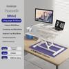 Estação de Trabalho de Mesa Ajustável em Altura para Monitor e Laptop