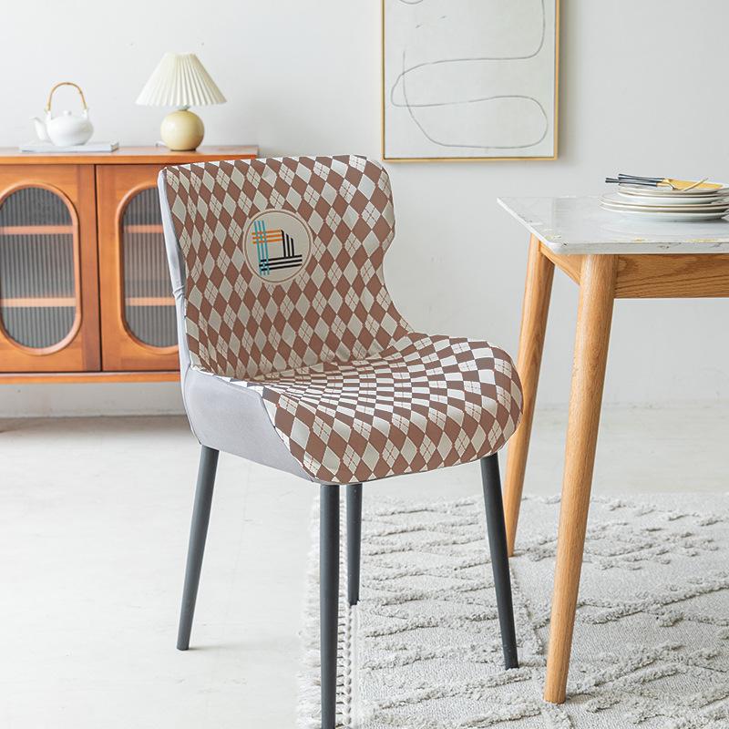 Elastic Chair Cover Curved Universal Chair Covers Jacquard Fabric Classic House Seat Case Chairs Covers Home Dining Lving Room 1PC 3160₽