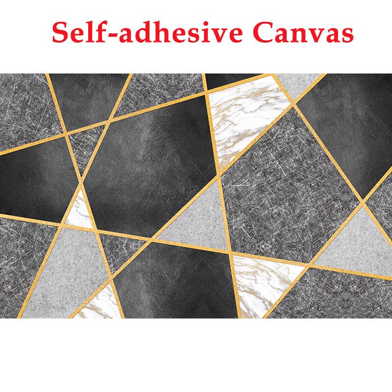 3D Photo Wallpaper Modern Geometric Marble Waterproof Canvas Mural Wall Paper For Living Room TV Background Decoration