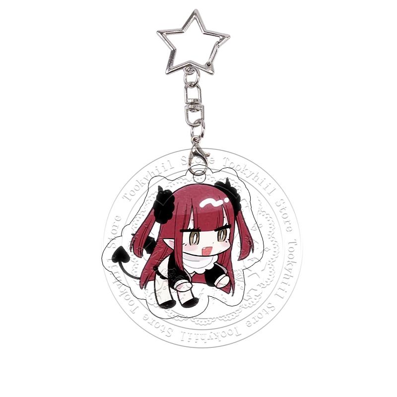 My Dress-Up Darling Acrylic Keychain Cos Props Chibi Cute Anime Charms Marin Kitagawa Keyring Bag Pendant Decoration Cartoon