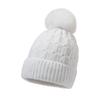 Thicken Winter Beanie Hat With Fur Pom Pom Winter Caps Fashionable Fleece Beanies  Outdoor Wear
