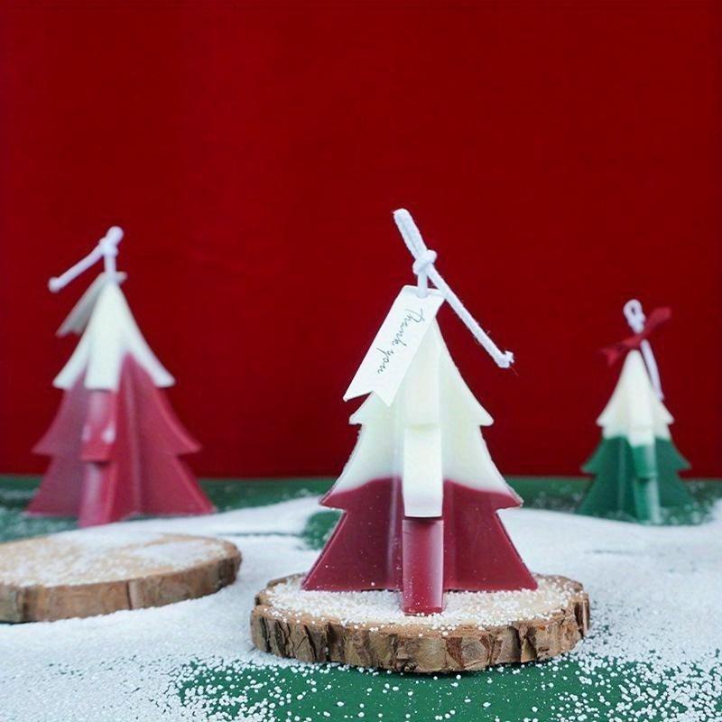 Boże Narodzenie Nowy Rok Forma Ręcznie Robiona DIY Forma na Świece Świąteczne Ozdoby Kształt Krzyża Świeca Choinkowa żel krzemionkowy