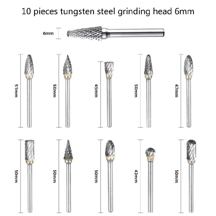 Hartmetall-Rotfräser-Schleifköpfe mit langanhaltender Schärfe für feine Detailarbeiten, komplizierte Handwerksprojekte