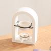 1PC Frame Smooth Arch Modern Burner Decorative Candle Lamp Multi-Purpose Gypsum Heat-Efficient Aromatherapy Sturdy