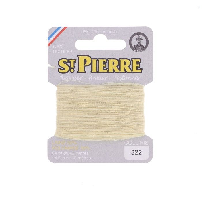 Saint Pierre Wool - Darning Embroider Festoon 10 Pieces - Att 322