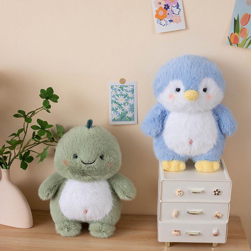 Cute Doodle Dinosaur Pig Penguin Puppy Doll Plush Toy Children Sleeping with Rag Doll Gift