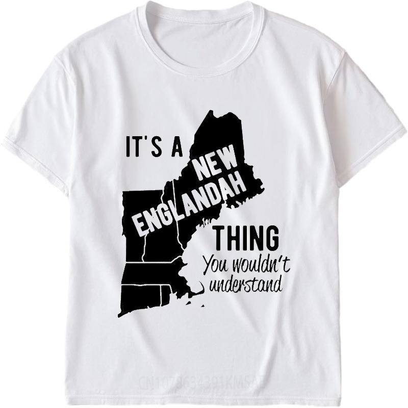Plus Size Summer For Her Tshirt Its A New Englandah Thing You Wouldnt Understand Short Sleeve Solid Color ONeck Tshirt