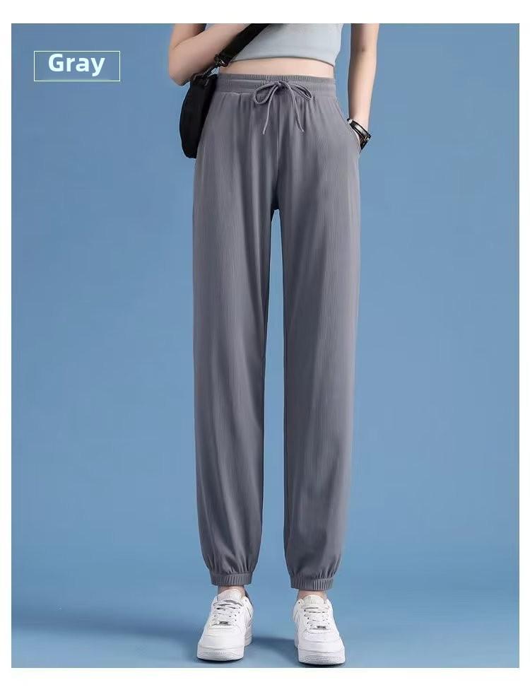 Women's Ice Silk Quick-Dry Summer Leggings - Loose, Thin, and Available In Large Sizes for 2023