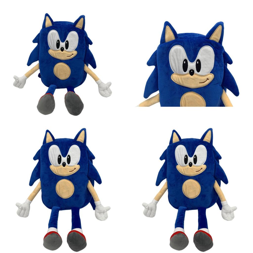 Sonic The Hedgehog Plush Toy Backpack For Kids Soft And Colorful Schoolbag For Boys And Girls