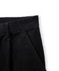 HOOVES Corduroy One-Pleat Cargo Pants [Black]