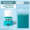 Waterproof Glass Paint 20/25ml Sun-Resistant Acrylic Paints For Artist Drawing Painting Pigment Hand Painted Glass Paint DIY
