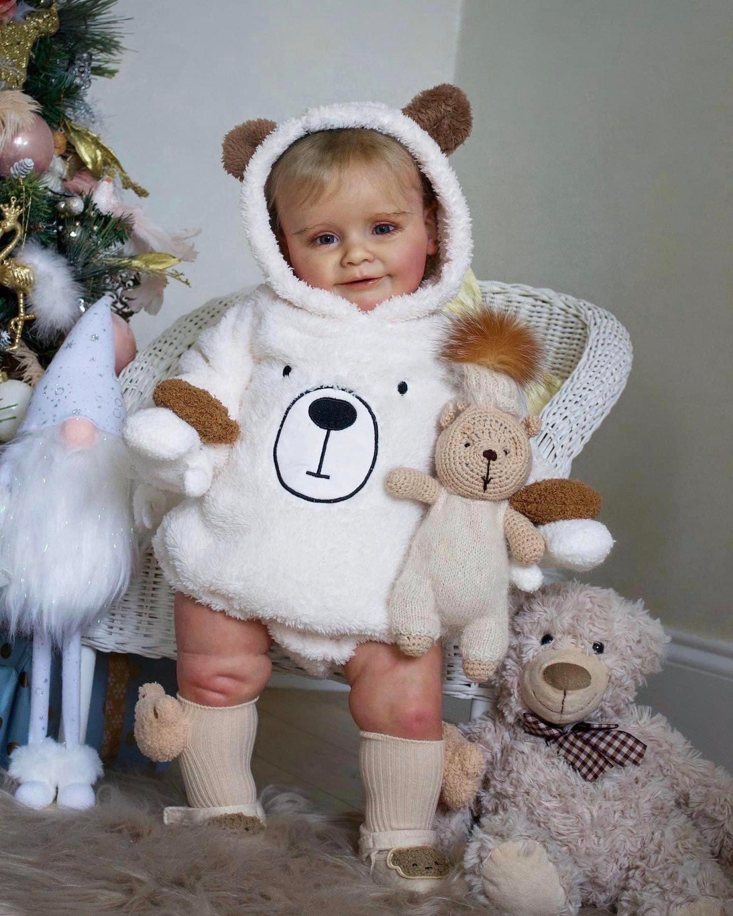Zoe Cloth Body Simulation Baby Doll 60cm