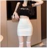 Women's XS Black Summer 2025 High Waist Bodycon Midi Pencil Skirt