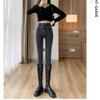 Winter Korean Fashion Skinny Stretch Velvet Thicking Warm Casual Jeans Female High Waist Slim Denim Pencil Pant Streetwear Women