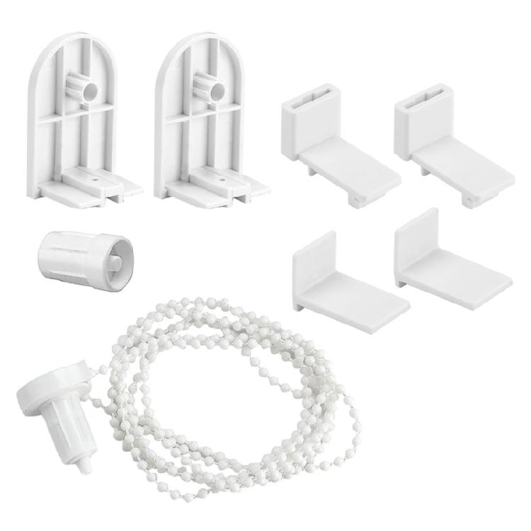 8/16pc Roller Blinds Repair Kits Roller Blind Fitting Bracket Side Pulley Chain 1