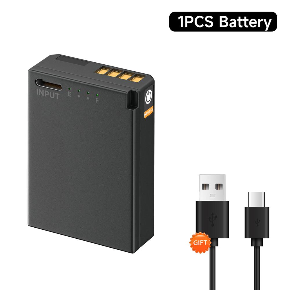 PALO 2300 mAh LP-E10 LP E10 LPE10 Akku mit Typ-C-Ladeanschluss für Canon EOS 1100D 1200D 1300D Kiss X50 X70 X80 Rebel T3