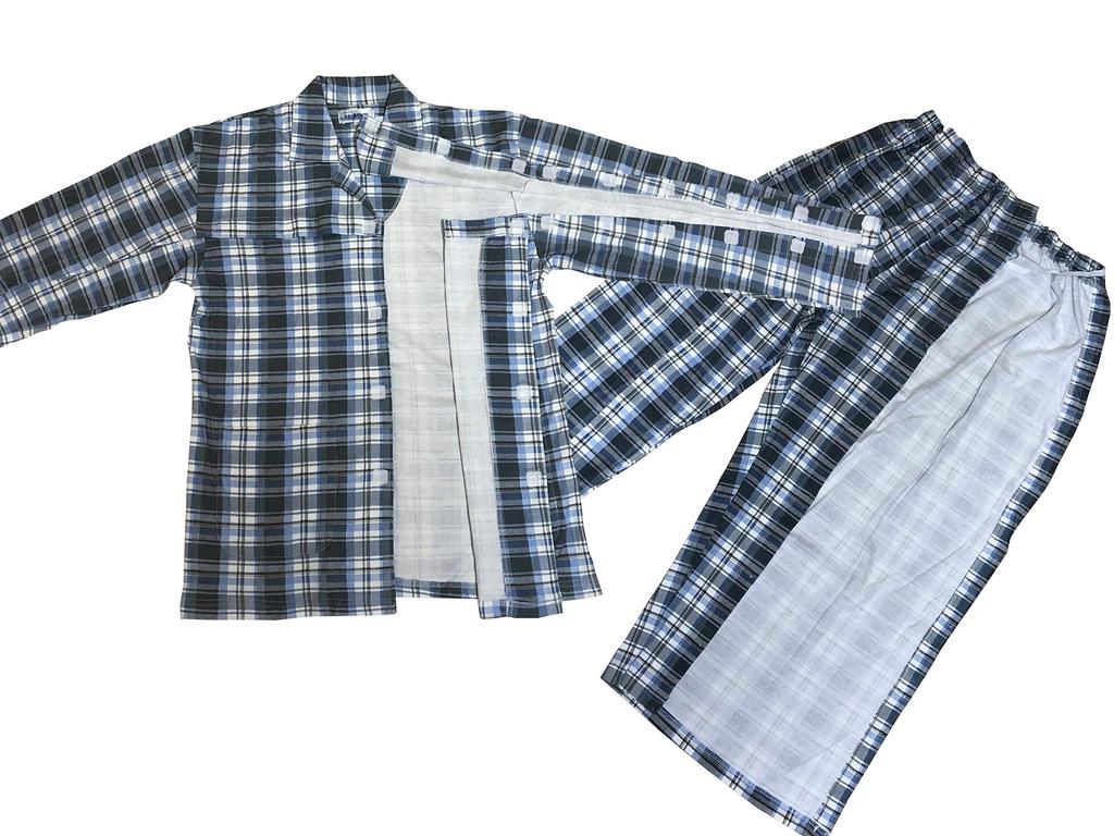 Fully Open Nursing 2L [yuaseiharu] Men's Pajamas, Year-Round Wear, S, M, L, (2L)