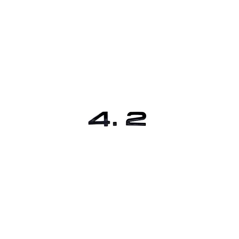 3D ABS 2.4 3.2 3.6 4.2 Letter Car Rear Trunk Tailgate Fender Door Badge Emblem Adhesive Sticker For Audi A4 A5 A6 A7 A8 Q3 Q5 Q7