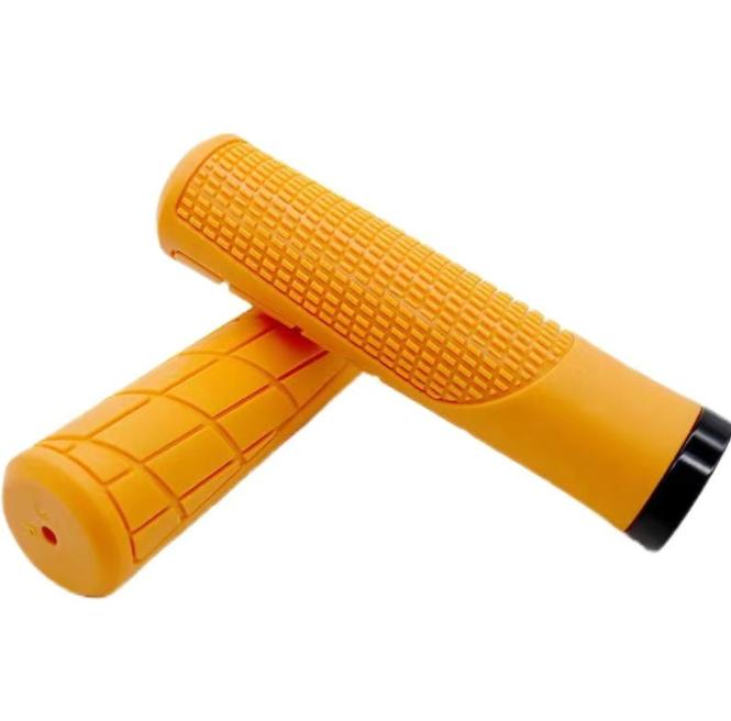 Rubber Handlebar Grips Folding Balance Bike Grips Shockproof Non-slip Mountain Bicycle Grip Aluminum Alloy Lock on MTB Cuffs