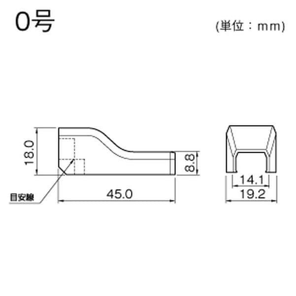 Masaru Kogyo New F-Mall Accessory Combination Joint No.0 Chocolate SFMC09 Cable Raceway Cover