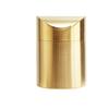 Gold Desktop Trash Can - 304 Stainless Steel Mini Bin with Lid, Light Luxury Storage Basket