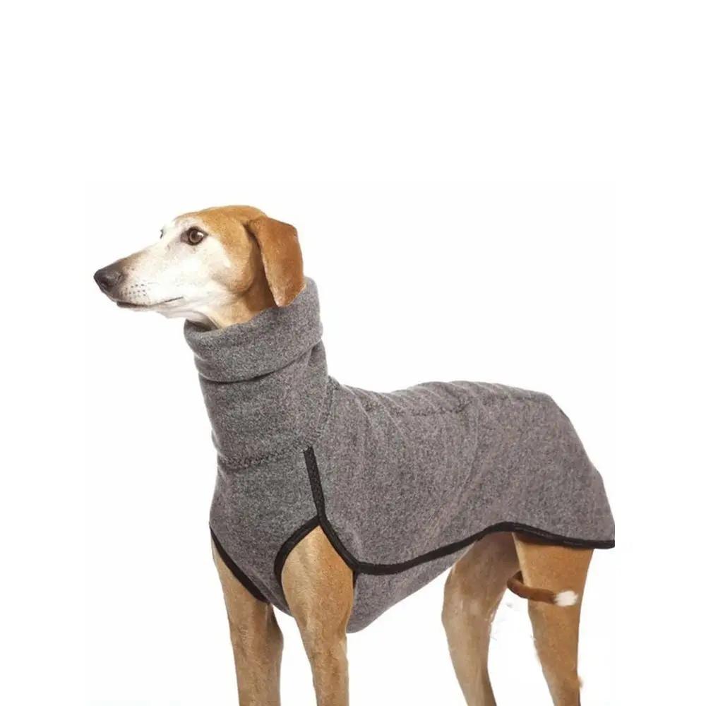 Winter High Collar Dog Sweater Jumper Medium to Big Size Pet Coat for Great Dane Greyhound Pitbull - Warm Comfortable Pet Clothi