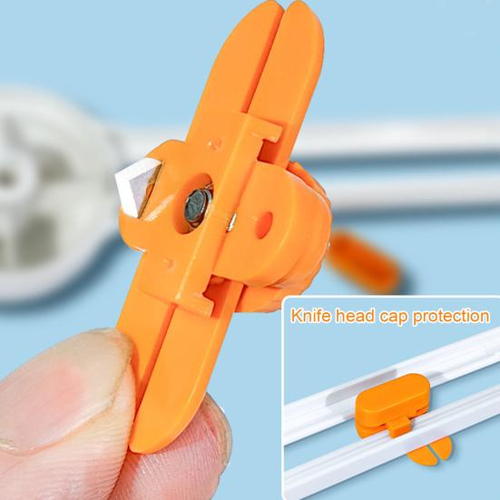 360-Degree Rotary Circle Cutter Adjustable 10-32CM Diameter Circular Paper Trimmer Scrapbooking Tool for Art And DIY Crafts Cards Making