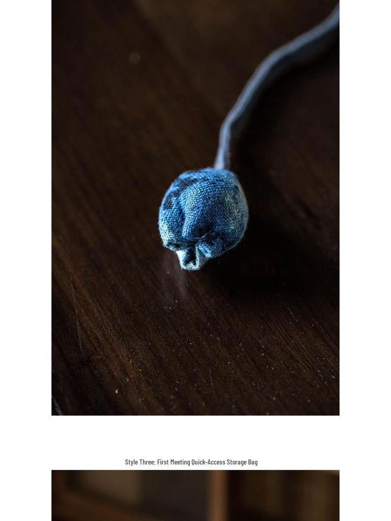 Portable Travel Tea Set with Ink Wash Batik Design: Quick-Brew Teapot, Fair Cup, and Zisha Pot Storage Bag