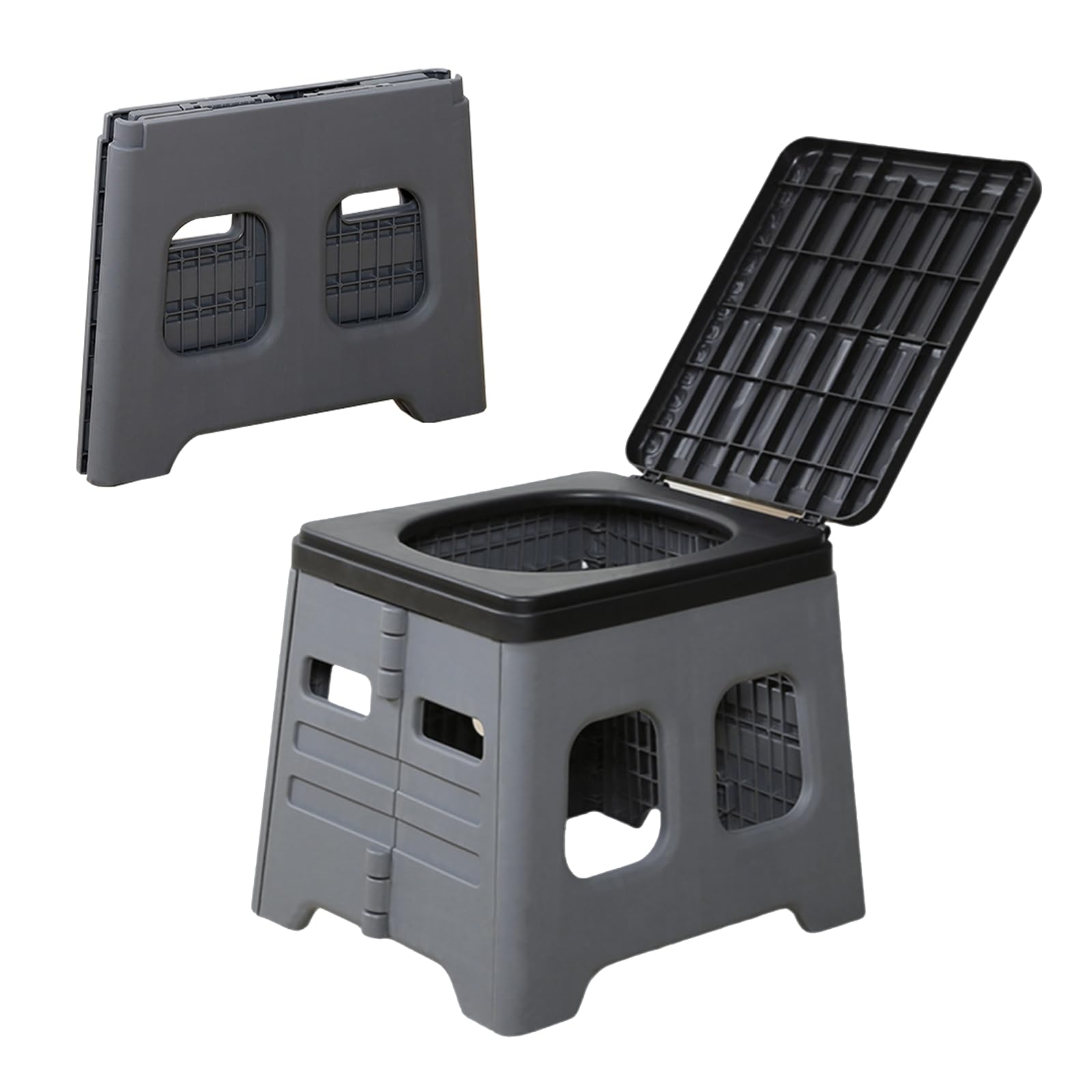 

LUNPEAR Портативный аварийный туалет с грузоподъемностью Нет Удобный для легкого использования в автомобиле Товары для предотвращения стихийных бедствий Туалет, Туалет, Крышка,