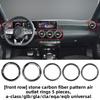 Suitable for Mercedes-Benz GLA GLBcenter control panel decorative stickerEQB EQAinterior modified carbon fiber armrest box cover
