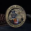 Three-dimensional Relief Hollow  Coin  Commemorative Coin Ancient  Hollow Coin Collectible Coin Military Foreign Currency Commemorative Coin