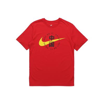 Sportswear Alphabet Short Sleeve T-Shirt Men Tops Red CZ3575-650