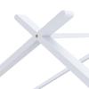Kids  Bed Frame White Solid Pine Wood 90 X 200 Cm