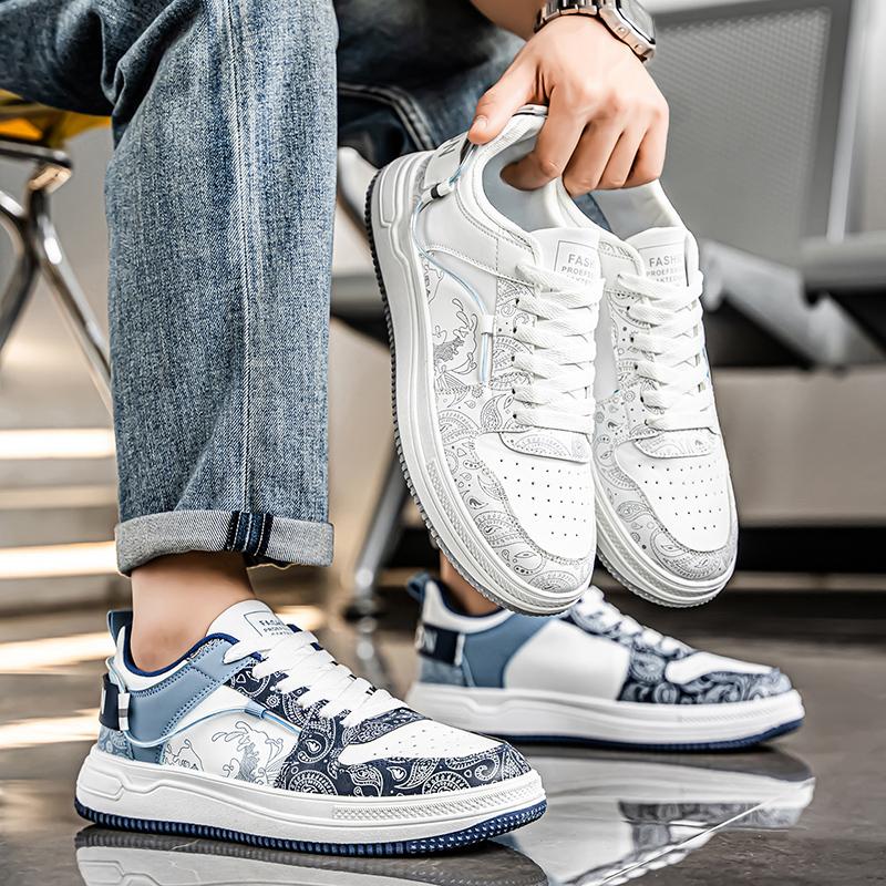 Men's Casual Shoes New Large Size Fashion Thick-soled Sports Shoes Men's Sneakers Outdoor Running Punk Shoes Men's Loafers