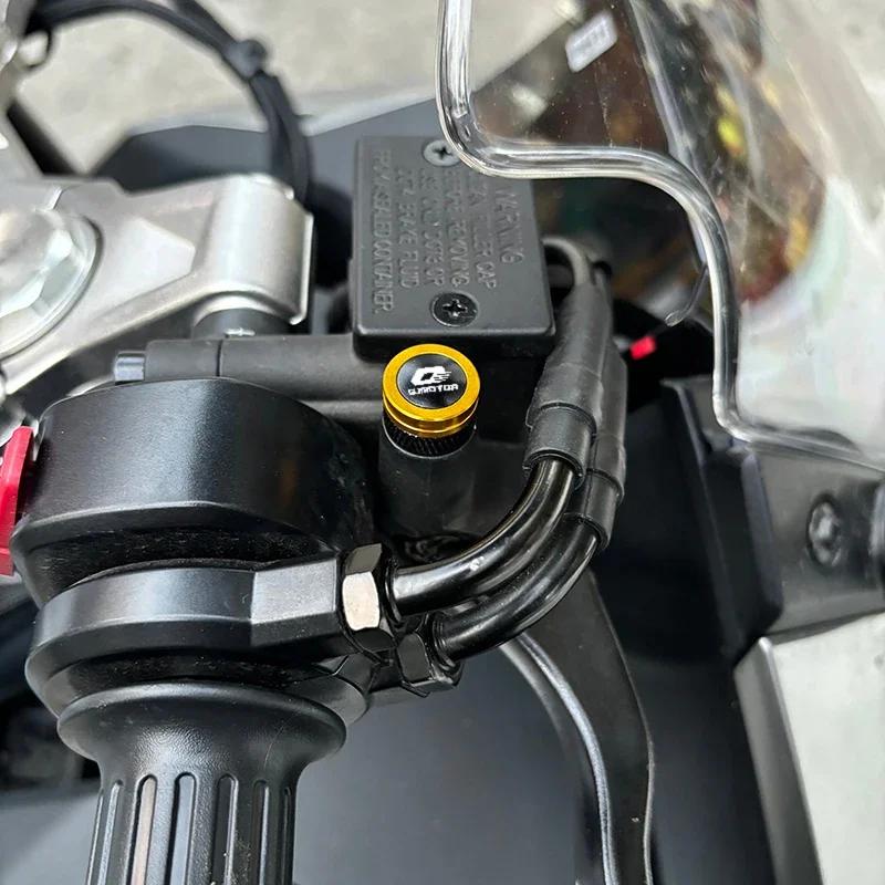 Accessories M10*1.25 CNC Mirror Hole Plugs Screws Bolt New For QJMOTO QJ SRT 800 800X 800SX SVT 650 X SRT700 SRT 800 700 650 550