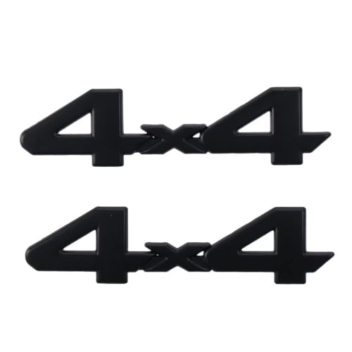 

2 шт. Универсальная эмблема 4x4 для автомобиля, черная наклейка-декаль, 3D металлическая эмблема, наклейка с полным покрытием, замена, клейкая эмблема, совместимая
