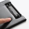 1Pcs Foldable Conference File Folder PU Leather Writing Pad Durable A4 A5 Clipboard  Office Supply
