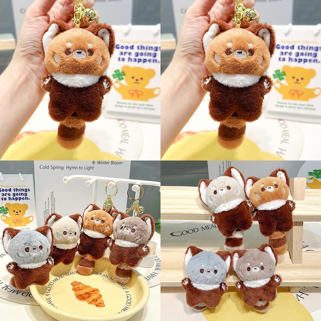 Delightfully Cute Jinnew Plush Panda Keychain Soft Toy Accessory For Keys