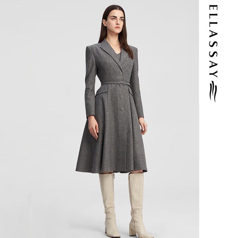 ELLASSAY Women's Wool Cashmere Blazer Dress