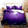 Halloween Flying Vampire Bedding Set Single Twin Full Queen King Size Bed Set Adult Kid Bedroom Duvetcover Sets Anime Bat