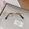Zhang Ruonan Has The Same Plain Glasses, Pure Desire Literary Nerd Glasses, Women Can Match Myopia Glasses Frame, Men'S Round Face