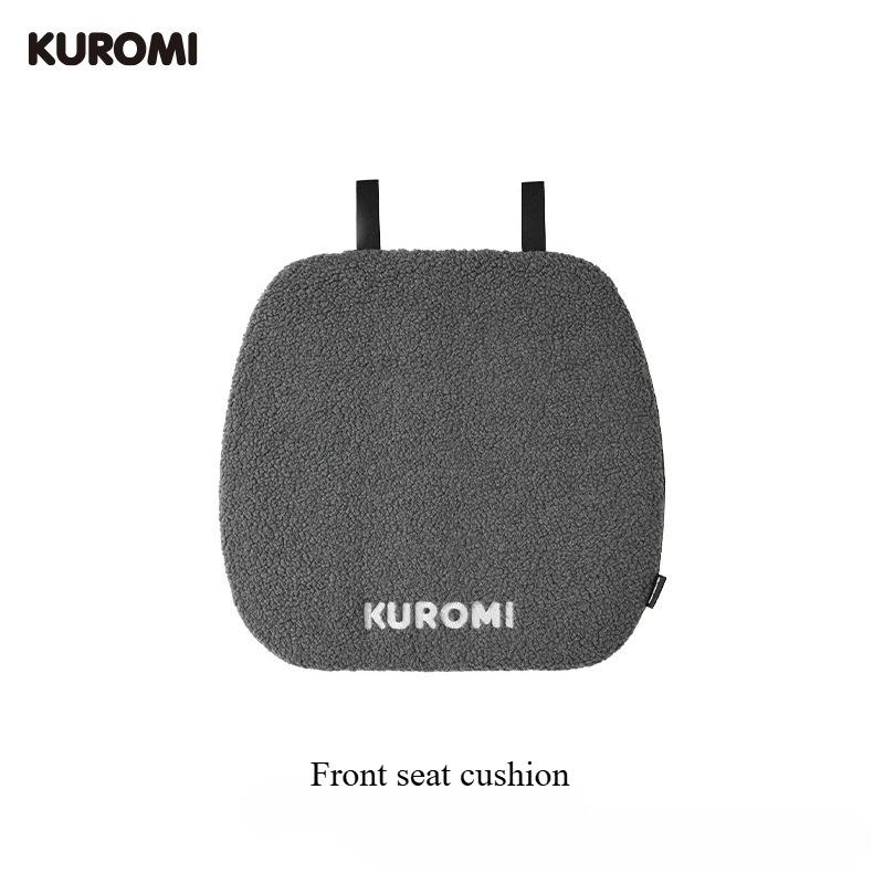 Sanrio Kuromi Cartoon Car Cushion for Women Winter Universal Cute Rear Seat Cover Four Seasons Interior Car Seat Accessories