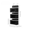 5-Shelf Hanging Storage Organizer - Behind Door, Anti-Tilt, 5 Large Capacity Pockets, Suitable for Bedroom, Bathroom