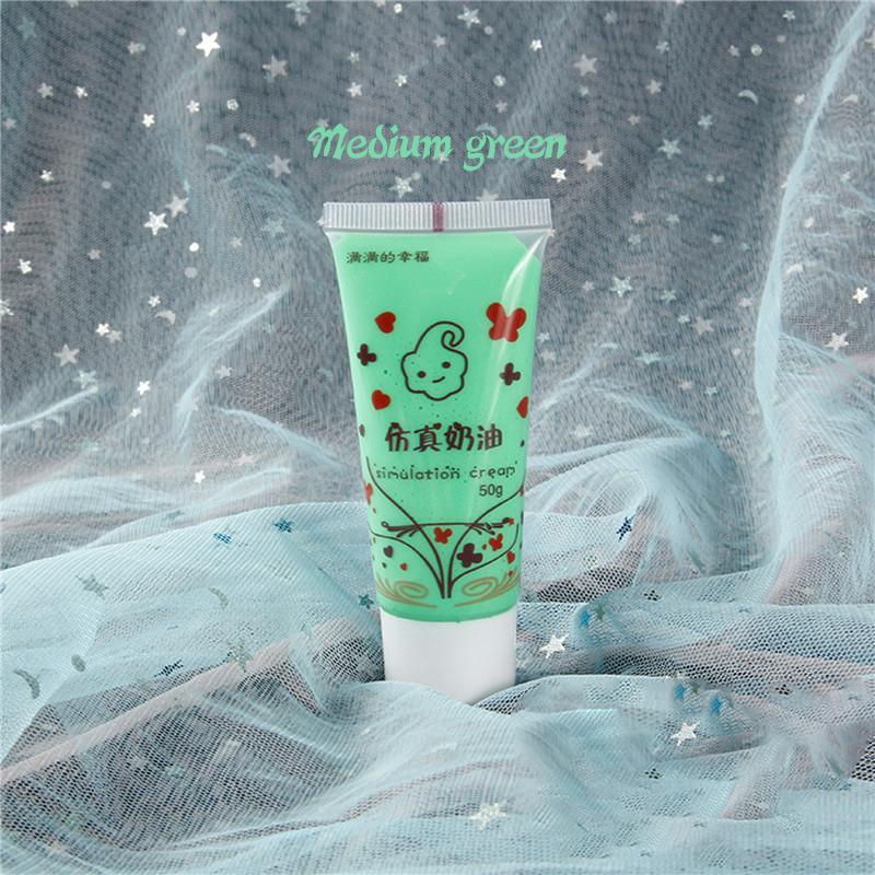 1Pcs (50Ml) Resin Diy Fake Whipped Cream Clay Simulation Cream Gel Antifreeze Mobile Shell Beauty Diy Craft Soft Clay Decoration