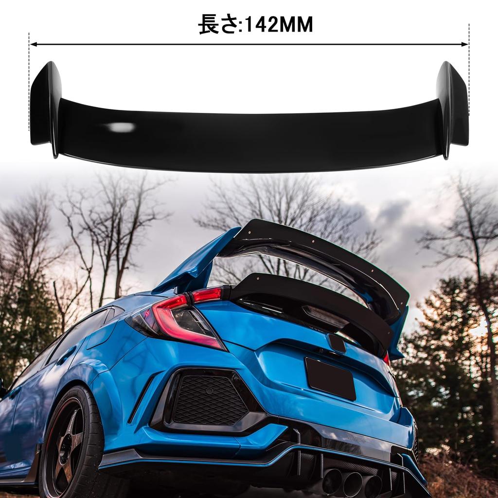 SYAYOUHIN Front Lip Side Corner Side Airflow Side Window Louvers for and Type R Civic GT Exterior Aero Scratch Reduction and Sporty Look Modification