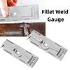 Metric Reading Depth Ruler Stainless Steel Fillet Weld Gauge Inspection Gauge  Welder Use